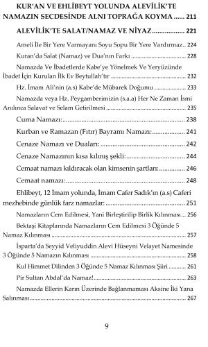 Alevilik'te Abdest, Dua ve Salât Seyyid Sefer Akkuş